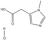 2-(1-Methyl-1H-imidazol-5-yl)acetic acid hydrochloride Structure