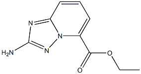 Ethyl 2-amino-[1,2,4]triazolo[1,5-a]pyridine-5-carboxylate Struktur