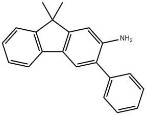 9,9-Dimethyl-3-phenyl-9H-fluoren-2-ylamine, 2123620-82-4, 结构式