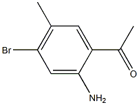 1-(2-Amino-4-bromo-5-methyl-phenyl)-ethanone Structure