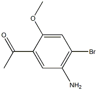 1-(5-Amino-4-bromo-2-methoxy-phenyl)-ethanone Structure