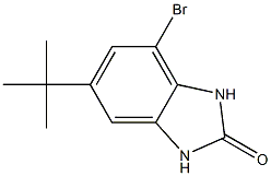 4-Bromo-6-tert-butyl-1,3-dihydro-benzoimidazol-2-one Structure