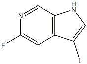 5-Fluoro-3-iodo-1H-pyrrolo[2,3-c]pyridine,2231675-12-8,结构式