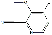 4-氯-3-甲氧基-2-氰基吡啶, , 结构式