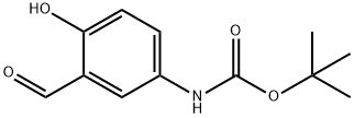 tert-butyl (3-formyl-4-hydroxyphenyl)carbamate Structure