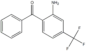 (2-amino-4-(trifluoromethyl)phenyl)(phenyl)methanone Structure