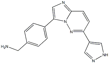 (4-(6-(1H-pyrazol-4-yl)imidazo[1,2-b]pyridazin-3-yl)phenyl)methanamine