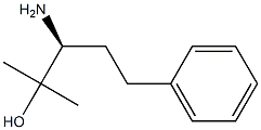 (S)-3-amino-2-methyl-5-phenylpentan-2-ol Structure