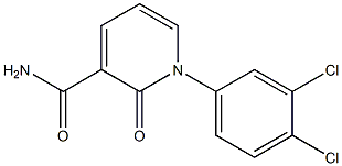 1-(3,4-dichlorophenyl)-2-oxo-1,2-dihydropyridine-3-carboxamide