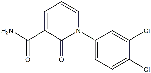 1-(3,4-dichlorophenyl)-2-oxo-1,2-dihydropyridine-3-carboxamide|