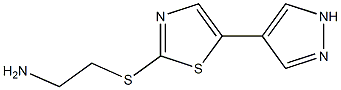 2-(5-(1H-pyrazol-4-yl)thiazol-2-ylthio)ethanamine