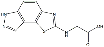 2-(6H-thiazolo[5,4-e]indazol-2-ylamino)acetic acid Struktur