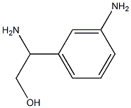 2-amino-2-(3-aminophenyl)ethanol 结构式