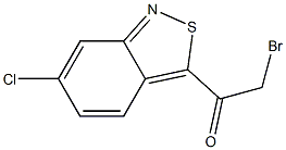 2-bromo-1-(6-chlorobenzo[c]isothiazol-3-yl)ethanone 化学構造式