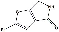 2-bromo-5,6-dihydro-4H-thieno[2,3-c]pyrrol-4-one,,结构式