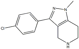 3-(4-chlorophenyl)-1-methyl-4,5,6,7-tetrahydro-1H-pyrazolo[4,3-c]pyridine