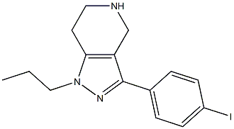 3-(4-iodophenyl)-1-propyl-4,5,6,7-tetrahydro-1H-pyrazolo[4,3-c]pyridine