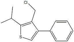 3-(chloromethyl)-2-isopropyl-4-phenylthiophene