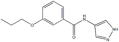 3-propoxy-N-(1H-pyrazol-4-yl)benzamide|