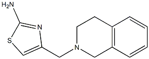 4-((3,4-dihydroisoquinolin-2(1H)-yl)methyl)thiazol-2-amine Structure
