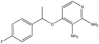  4-(1-(4-fluorophenyl)ethoxy)pyridine-2,3-diamine