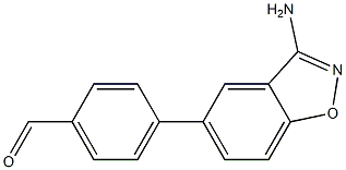 4-(3-aminobenzo[d]isoxazol-5-yl)benzaldehyde