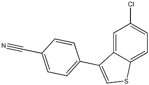  4-(5-chlorobenzo[b]thiophen-3-yl)benzonitrile