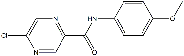 5-chloro-N-(4-methoxyphenyl)pyrazine-2-carboxamide Structure