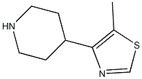 5-methyl-4-(piperidin-4-yl)thiazole Structure