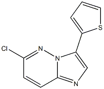 6-chloro-3-(thiophen-2-yl)imidazo[1,2-b]pyridazine Structure