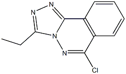 6-chloro-3-ethyl-[1,2,4]triazolo[3,4-a]phthalazine Structure