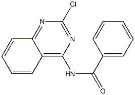 N-(2-chloroquinazolin-4-yl)benzamide Struktur