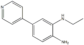 N1-ethyl-5-(pyridin-4-yl)benzene-1,2-diamine Struktur