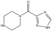 piperazin-1-yl(1H-1,2,4-triazol-3-yl)methanone Struktur