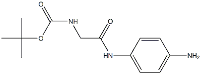 tert-butyl 2-(4-aminophenylamino)-2-oxoethylcarbamate 结构式