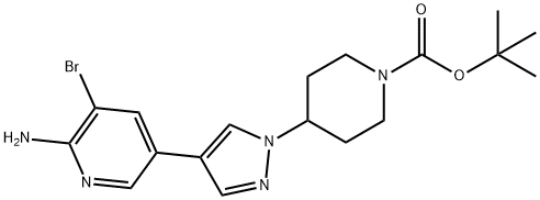 1175270-51-5 tert-butyl 4-(4-(6-amino-5-bromopyridin-3-yl)-1H-pyrazol-1-yl)piperidine-1-carboxylate