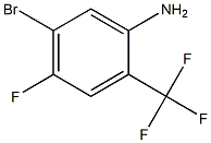 5-BROMO-4-FLUORO-2-(TRIFLUOROMETHYL)ANILINE Structure