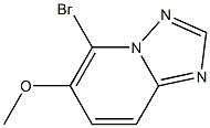 5-Bromo-6-methoxy-[1,2,4]triazolo[1,5-a]pyridine Struktur