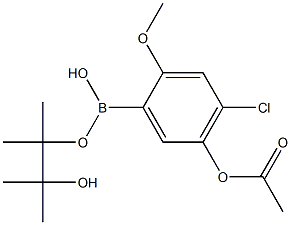 2-methoxy-4-chloro-5-acetoxybenzeneboronic acid pinacol ester