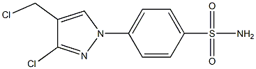 4-(3-chloro-4-(chloromethyl)-1H-pyrazol-1-yl)benzenesulfonamide