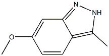 6-Methoxy-3-methyl-2H-indazole Struktur