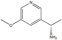(1S)-1-(5-METHOXY(3-PYRIDYL))ETHYLAMINE Structure