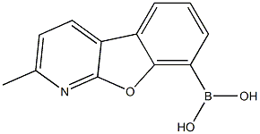 2-甲基苯并呋喃[2,3-B]吡啶-8-硼酸, , 结构式