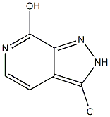 3-Chloro-2H-pyrazolo[3,4-c]pyridin-7-ol,,结构式