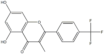 5,7-dihydroxy-3-methyl-2-(4-(trifluoromethyl)phenyl)-4H-chromen-4-one