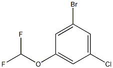 3-溴-5-氯-1-二氟甲氧基苯, , 结构式