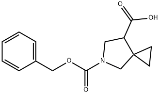 5-((苯甲氧基)羰基)-5-氮杂螺[2.4]庚烷-7-羧酸, 2089652-09-3, 结构式