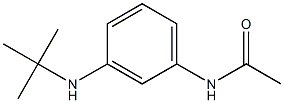 N-(3-(tert-butylamino)phenyl)acetamide 化学構造式