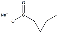 Sodium 2-methylcyclopropylsulfinate Structure