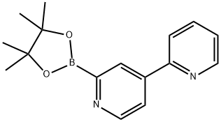 2'-(4,4,5,5-tetramethyl-1,3,2-dioxaborolan-2-yl)-2,4'-bipyridine Structure
